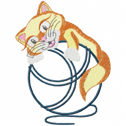 Cats Embroidery Design 11 Cats Embroidery Design 11